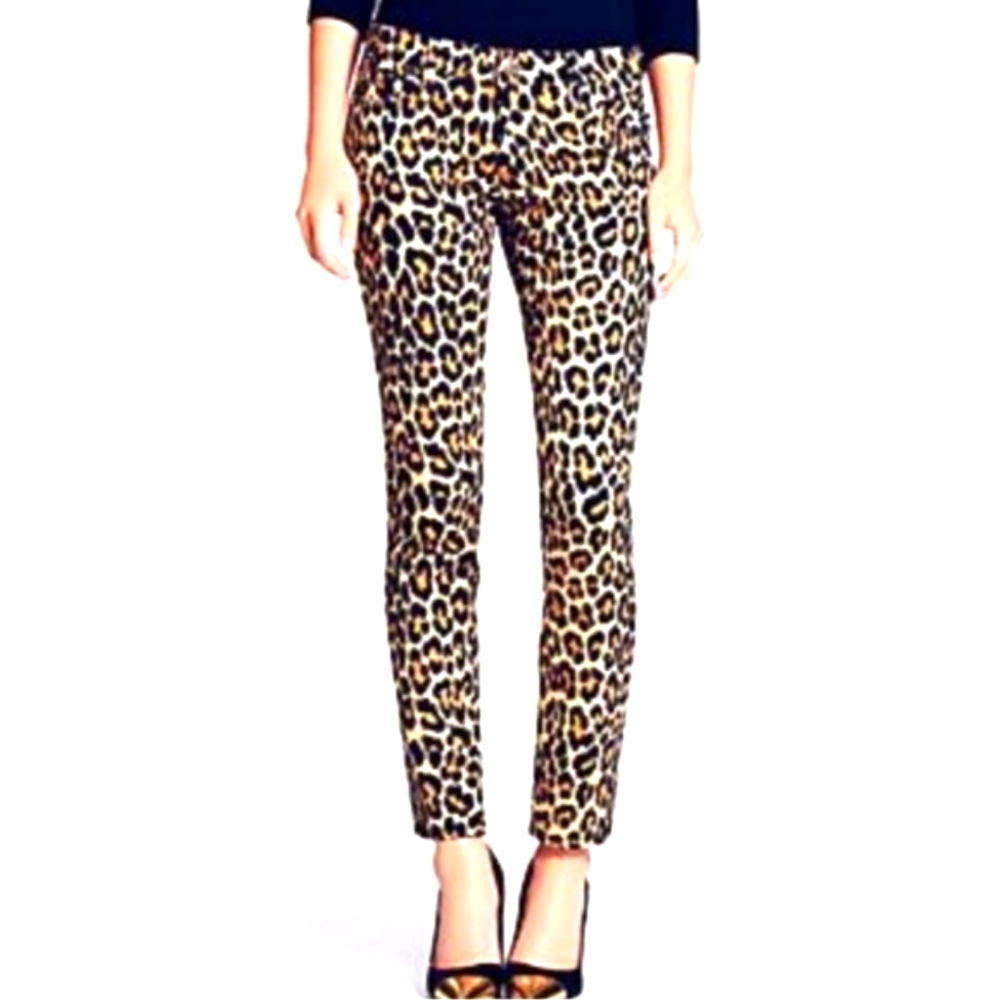 Kate Spade Leopard Print Skinny Jeans